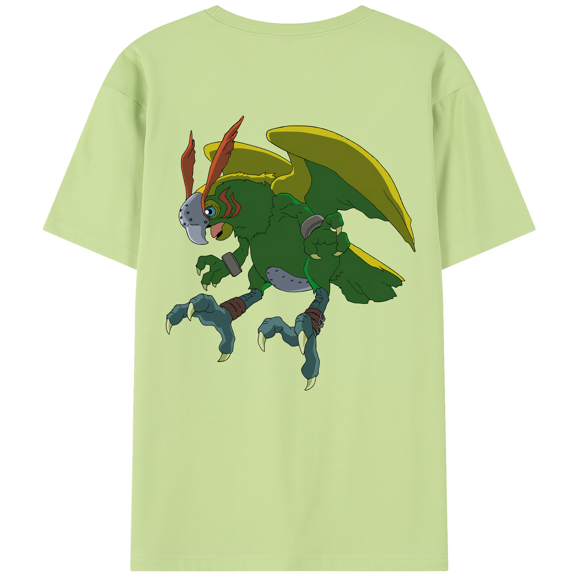 （画像用） Digimon デジタルモンスター/デジモン 綿100％半袖Tシャツ（背面プリント）